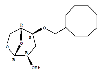 1,6-ANHYDRO-4-O-(CYCLOOCTYLMETHYL)-3-DEOXY-2-O-ETHYL-SS-D-RIBO-HEXOPYRANOSE