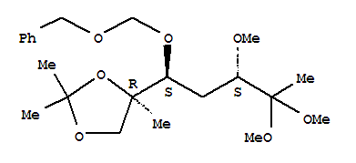 1,4-DIDEOXY-6-C-METHYL-3-O-METHYL-6,7-O-(ISOPROPYLIDENE)-5-O-[(PHENYLMETHOXY)METHYL]-ARABINO-2-HEPTULOSE DIMETHYL ACETAL