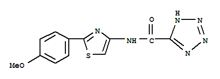 N-[4-(4-methoxyphenyl)-1,3-thiazol-2-yl]-2H-tetrazole-5-carboxamide