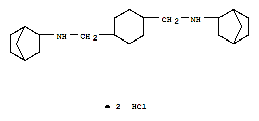 N-[[4-[(6-bicyclo[2.2.1]heptanylamino)methyl]cyclohexyl]methyl]bicyclo[2.2.1]heptan-6-amine dihydrochloride