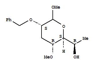 talo-Heptopyranoside, methyl 3,7-dideoxy-4-O-methyl-2-O-(phenylmethyl)-