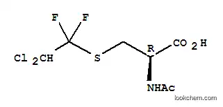 Molecular Structure of 124076-70-6 (N-acetyl-S-(2,2-dichloro-1,1-difluoroethyl)-L-cysteine)