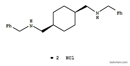 Molecular Structure of 1241-24-3 (1,4-Cyclohexanedimethanamine,N,N'-bis(phenylmethyl)-, dihydrochloride, cis- (9CI))