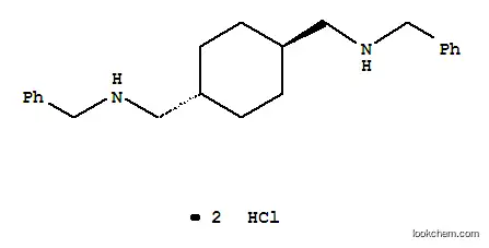 Molecular Structure of 1241-25-4 (cyclohexane-1,4-diylbis(N-benzylmethanamine) dihydrochloride)
