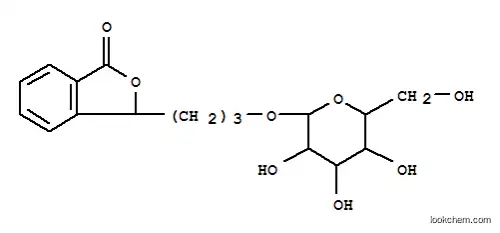 Molecular Structure of 124183-39-7 (1(3H)-Isobenzofuranone,3-[3-(b-D-glucopyranosyloxy)propyl]-(9CI))