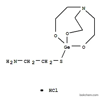 Molecular Structure of 124186-98-7 (Ethanamine,2-(2,8,9-trioxa-5-aza-1-germabicyclo[3.3.3]undec-1-ylthio)-, hydrochloride(1:1))