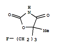 2,4-OXAZOLIDINEDIONE,5-(3-FLUOROPROPYL)-5-METHYL-