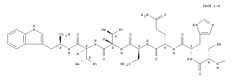 Molecular Structure of 124361-60-0 (Sarafotoxin S 6d(reduced) (9CI))