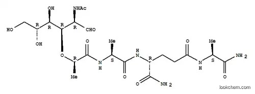Molecular Structure of 124389-07-7 (L-Alaninamide,N-(N-acetylmuramoyl)-L-alanyl-D-a-glutaminyl-)