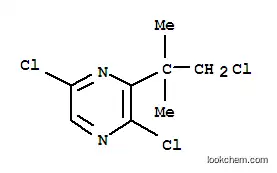 Molecular Structure of 124420-65-1 (2,5-dichloro-3-(1-chloro-2-methylpropan-2-yl)pyrazine)