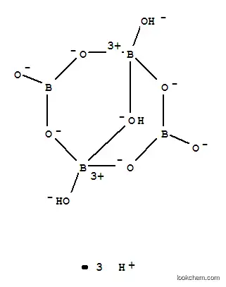 Molecular Structure of 12447-38-0 (Tetraboric acid (H6B4O9))