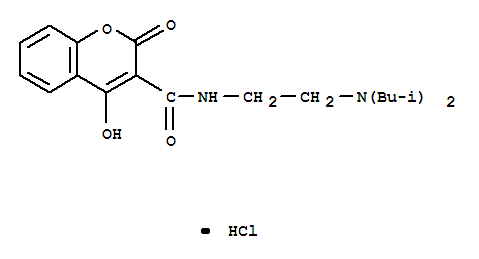 3-((2-(DIISOBUTYLAMINO)ETHYL)CARBAMOYL)-4-HYDROXYCOUMARIN HCL
