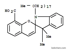 Spiro[2H-1-benzopyran-2,2'-[2H]indole]-8-carboxylicacid, 1',3'-dihydro-3',3'-dimethyl-1'-octadecyl-