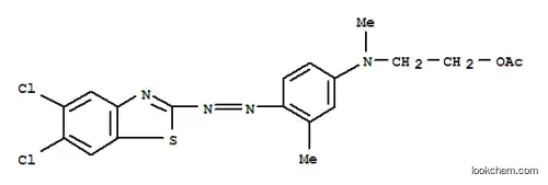 2-[[4-[(5,6-dichloro-1,3-benzothiazol-2-yl)azo]-3-methyl-phenyl]methylamino]ethyl acetate