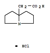Tetrahydro-1H-pyrrolizine-7a(5H)-acetic acid hydrochloride cas  124655-63-6
