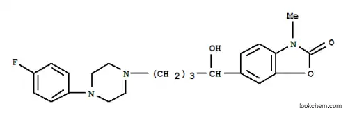 Molecular Structure of 124673-99-0 (6-{4-[4-(4-fluorophenyl)piperazin-1-yl]-1-hydroxybutyl}-3-methyl-1,3-benzoxazol-2(3H)-one)
