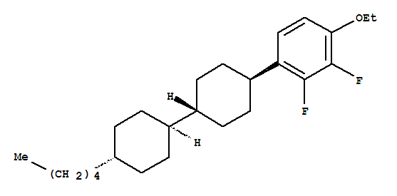 Benzene, 1-?ethoxy-?2,?3-?difluoro-?4-?[(trans,?trans)?-?4'-?pentyl[1,?1'-?bicyclohexyl]?-?4-?yl]?-