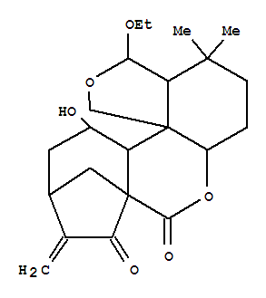 Molecular Structure of 124817-45-4 (Enmein,13-deoxy-O10-ethyl-5-hydroxy-, (5b)-)