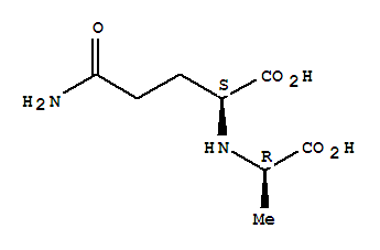 Molecular Structure of 124824-10-8 (L-Glutamine,N2-[(1R)-1-carboxyethyl]-)