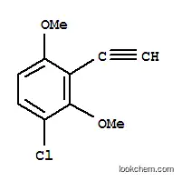 Molecular Structure of 124979-30-2 (1-chloro-3-ethynyl-2,4-dimethoxybenzene)