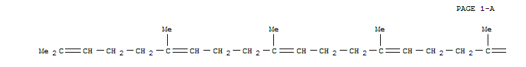 Molecular Structure of 124989-36-2 (6,10,14,18,22,26-Octacosahexaen-1-ol,3,7,11,15,19,23,27-heptamethyl- (9CI))