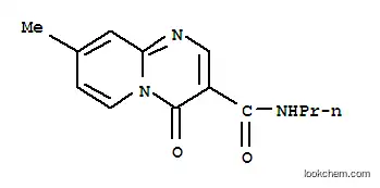 Molecular Structure of 125055-70-1 (8-methyl-4-oxo-N-propyl-4H-pyrido[1,2-a]pyrimidine-3-carboxamide)