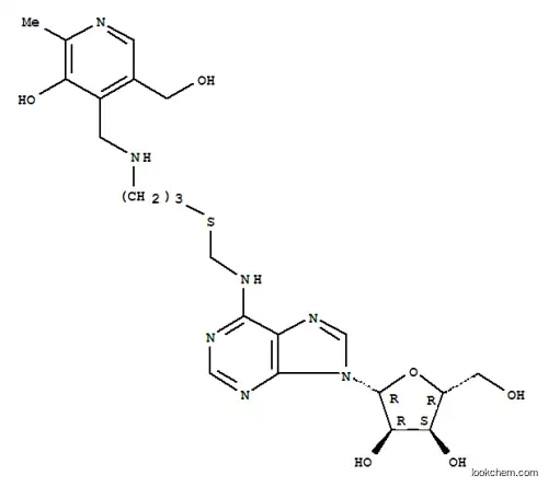 Molecular Structure of 125162-97-2 (adenosine-N(6)-methyl-propylthioether-N-pyridoxamine)