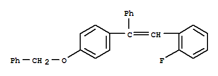 1-(p-(BENZYLOXY)PHENYL)-2-(o-FLUOROPHENYL)-1-PHENYLETHYLENE