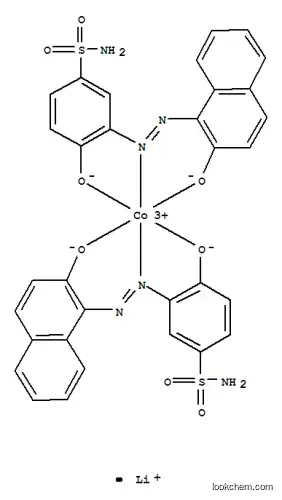 Molecular Structure of 125252-57-5 (cobaltate, bis[4-hydroxy-3-[(2-hydroxy-1-naphthalenyl)azo]benzenesulfonamid lithium cobaltate,)