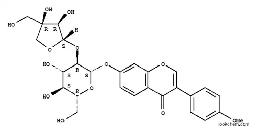 Molecular Structure of 125310-04-5 (4H-1-Benzopyran-4-one,7-[(2-O-D-apio-b-D-furanosyl-b-D-glucopyranosyl)oxy]-3-(4-methoxyphenyl)-(9CI))