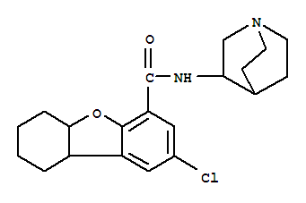 4-(N-(1-AZABICYCLO[2.2.2]-OCTAN-3-YL))-2-CHLORO-5A,6,7,8,9,9A-HEXAHYDROBENZOFURANCARBOXAMIDE