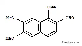 Molecular Structure of 125366-73-6 (2-Naphthalenecarboxaldehyde,1,6,7-trimethoxy-)