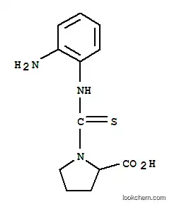Molecular Structure of 125421-24-1 (N-(N'-(2'-nitrophenyl)thiocarbamyl)pyrrolidine-2-carboxylic acid)