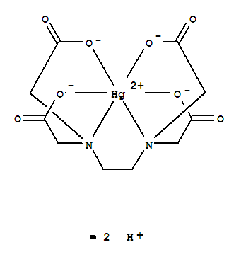 Mercurate(2-),[[N,N'-1,2-ethanediylbis[N-[(carboxy-kO)methyl]glycinato-kN,kO]](4-)]-, hydrogen (1:2), (OC-6-21)-