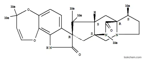 Molecular Structure of 125600-53-5 (PARAHERQUAMIDE E)