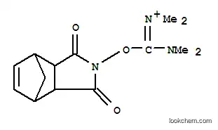 Molecular Structure of 125700-72-3 (1-(Dimethylamino)-1-[(1,3,3a,4,7,7a-hexahydro-1,3-dioxo-4,7-methano-2H-isoindol-2-yl)oxy]-N,N-dimethylmethanaminium hexafluorophosphate)