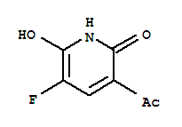 2-1H-PYRIDINONE,3-ACETYL-5-FLUORO-6-HYDROXY-