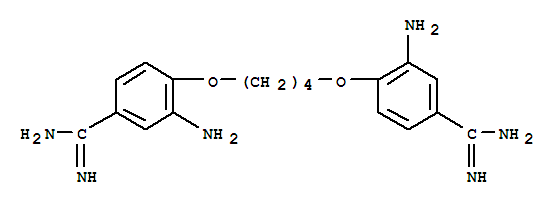 3-AMINO-4-[4-(2-AMINO-4-CARBAMIMIDOYL-PHENOXY)BUTOXY]BENZENECARBOXIMID AMIDE