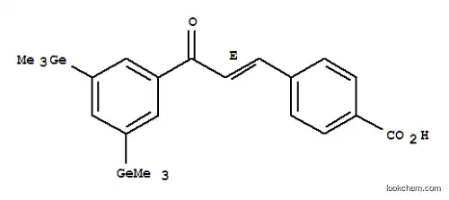 4-(3-(3,5-Bis(trimethylgermyl)phenyl)-3-oxo-1-propenyl)benzoic acid
