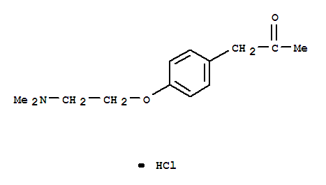 2-PROPANONE,1-(4-(2-(DIMETHYLAMINO)ETHOXY)PHENYL)- HCL