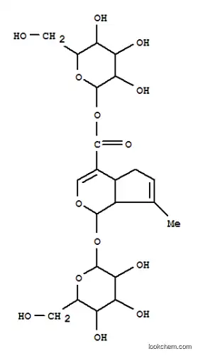 Molecular Structure of 126005-82-1 (b-D-Glucopyranose,1-[(1S,4aS,7aS)-1-(b-D-glucopyranosyloxy)-1,4a,5,7a-tetrahydro-7-methylcyclopenta[c]pyran-4-carboxylate](9CI))