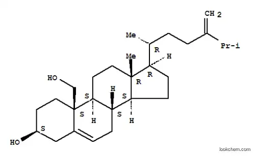 Molecular Structure of 126026-57-1 ((3beta,8alpha,9beta,14beta)-ergosta-5,24(28)-diene-3,19-diol)