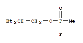 Molecular Structure of 126204-48-6 (Phosphonofluoridicacid, methyl-, 2-ethylbutyl ester (9CI))