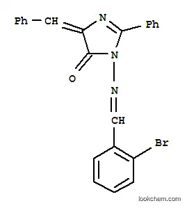 4-Benzylidene-1-((o-bromobenzylidene)amino)-2-phenyl-2-imidazolin-5-one