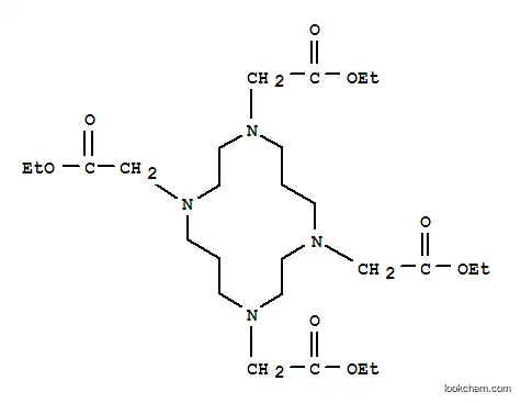Molecular Structure of 126320-57-8 (1,4,8,11-Tetrakis(ethoxycarbonylmethyl)-1,4,8,11-tetraazacyclotetradecane)