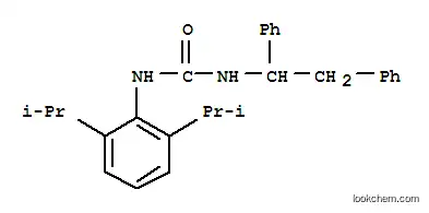 Molecular Structure of 126347-18-0 (Urea,N-[2,6-bis(1-methylethyl)phenyl]-N'-(1,2-diphenylethyl)-)