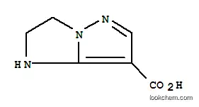 Molecular Structure of 126352-85-0 (1H-Imidazo[1,2-b]pyrazole-7-carboxylicacid,2,3-dihydro-(9CI))