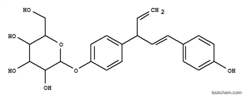 b-D-Glucopyranoside,4-[(2Z)-1-ethenyl-3-(4-hydroxyphenyl)-2-propenyl]phenyl (9CI)