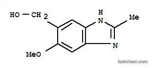 1H-Benzimidazole-5-methanol,6-methoxy-2-methyl-(9CI)