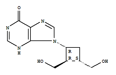 6H-Purin-6-one,9-[(1R,2R,3S)-2,3-bis(hydroxymethyl)cyclobutyl]-1,9-dihydro-, rel-
